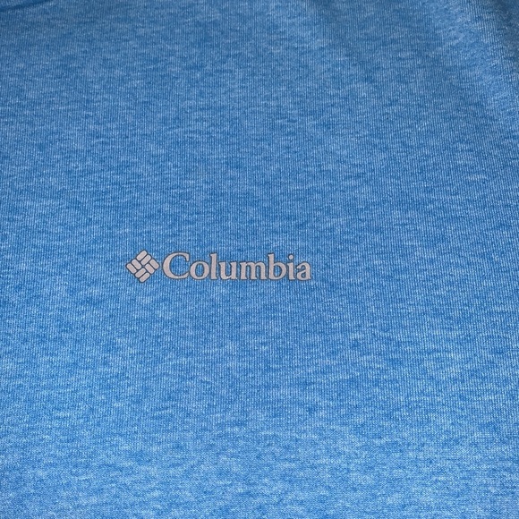 🏔Columbia🏔 Men’s Blue Tee Shirt Size Large - Picture 2 of 4